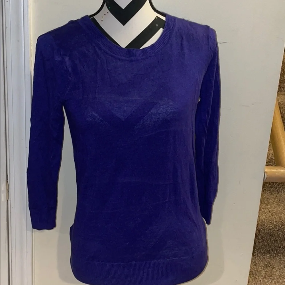 Women’s J. Crew Rib Neck Sweater 100% Linen